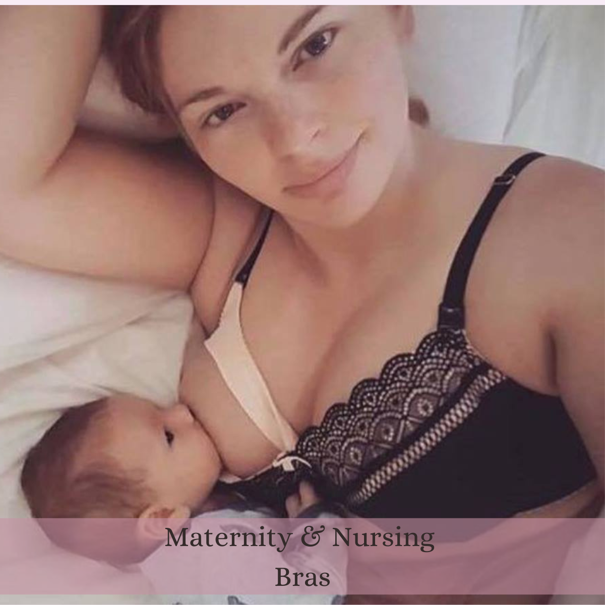 HotMilk Nursing/Maternity bra Eclipse Black/Nude, Non Wired (32 to