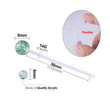 Load image into Gallery viewer, Pregnancy Belly Rings - Glitter