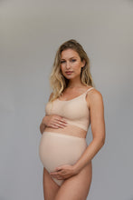 Load image into Gallery viewer, Maternity High-Waist Thong – Beige