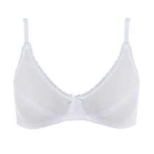 Load image into Gallery viewer, My First Bra - White & Pink Trimming 2PACK - Wireless Soft Cup
