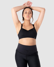 Load image into Gallery viewer, Balance Black sports bra - Wire free
