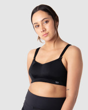 Load image into Gallery viewer, Balance Black sports bra - Wire free