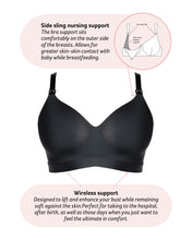 Load image into Gallery viewer, Infinite Contoured T-Shirt Bra - Black - Non-Wired