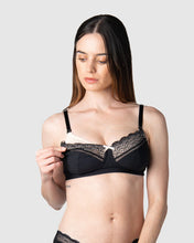 Load image into Gallery viewer, Show Off Jet Black Bra - Wire free