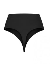 Load image into Gallery viewer, Invisible Mid Waist Thong – Black