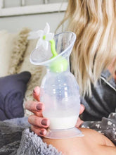Load image into Gallery viewer, Haakaa Generation 2 Silicone Breast Milk Collector with Suction Base 150ml and Limited-Edition White Flower Stopper Combo