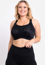 Load image into Gallery viewer, Regular Every Move Black Wired Sports Bra