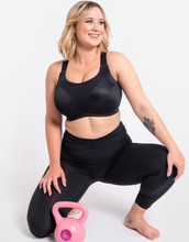 Load image into Gallery viewer, Regular Every Move Black Wired Sports Bra