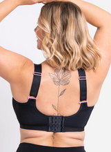Load image into Gallery viewer, Regular Every Move Black Wired Sports Bra