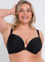 Load image into Gallery viewer, Regular Super Plunge Multiway Padded  Underwire Bra - Black
