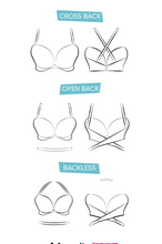Load image into Gallery viewer, Regular Super Plunge Multiway Padded  Underwire Bra - Black