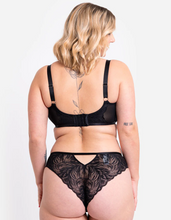 Load image into Gallery viewer, Lace Daze Black Brief