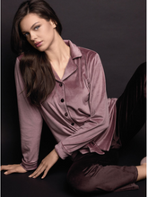 Load image into Gallery viewer, Good Button - Up Pyjama Set- Burgundy
