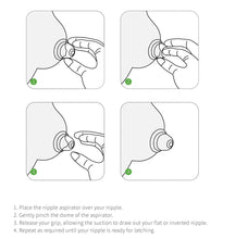 Load image into Gallery viewer, Haakaa - Silicone Inverted Nipple Aspirators x2pack