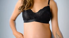 Load and play video in Gallery viewer, Warrior Soft Cup Black Bra - Wire Free
