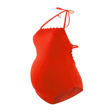 Load image into Gallery viewer, Kyoto Maternity Swimsuit - Choral Orange