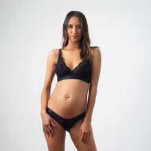 Load image into Gallery viewer, Warrior Plunge Black Contoured Bra - Flexi Underwire