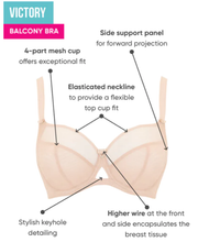 Load image into Gallery viewer, Regular Victory Bra - Black