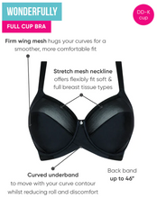 Load image into Gallery viewer, Regular Wonderfully Vibe bra - Black
