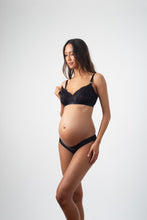 Load image into Gallery viewer, Warrior Soft Cup Black Nursing Bra