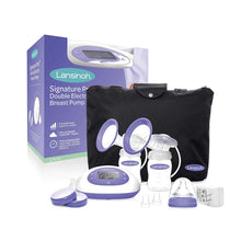 Load image into Gallery viewer, Lansinoh® Signature Pro® Double Electric Breast Pump with Tote Bag