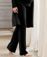 Load image into Gallery viewer, Serenity Pyjama Maternity Pants - Black