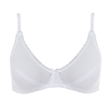 Load image into Gallery viewer, My First Bra - White &amp; Pink Trimming 2PACK - Wireless Soft Cup
