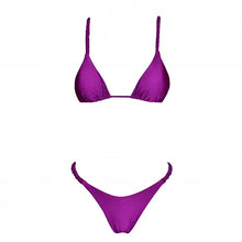 Load image into Gallery viewer, Scrunchie - Amarena Purple Bikini Set
