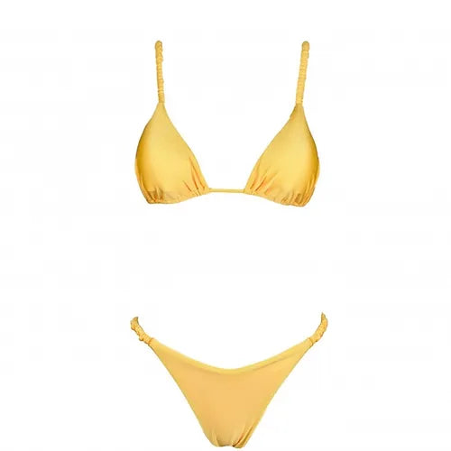 Scrunchie - Buttercup Yellow Bikini Set