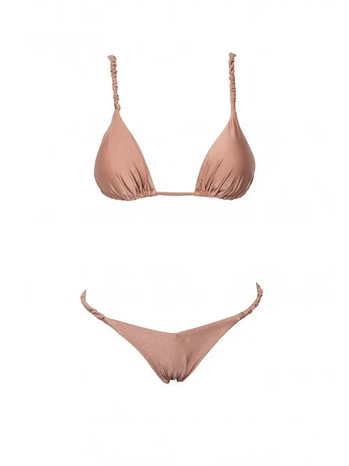 Scrunchie - Rose Gold Bikini Set