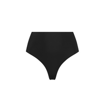 Load image into Gallery viewer, Invisible Mid Waist Thong – Black
