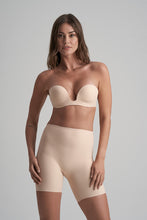 Load image into Gallery viewer, Low Back Mid Waist Shorts Beige
