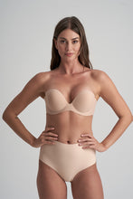 Load image into Gallery viewer, Low Back Mid Waist Thong Beige
