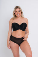 Regular Luxe Strapless Bra - Black
