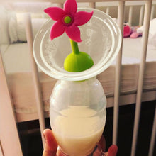 Load image into Gallery viewer, Haakaa Generation 2 Silicone Breast Milk Collector with Suction Base 150ml and Limited-Edition Rose Flower Stopper Combo
