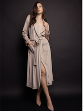 Load image into Gallery viewer, Good Long Soft Velour Robe with Belt - Naturalle
