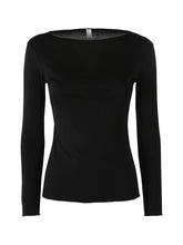 Load image into Gallery viewer, Cashmere Boatneck Top - Black

