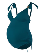 Load image into Gallery viewer, Porto Veccio Maternity Swim Suit - Emerald Green
