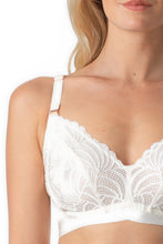 Load image into Gallery viewer, Warrior Soft Cup Ivory Bra - Wire Free
