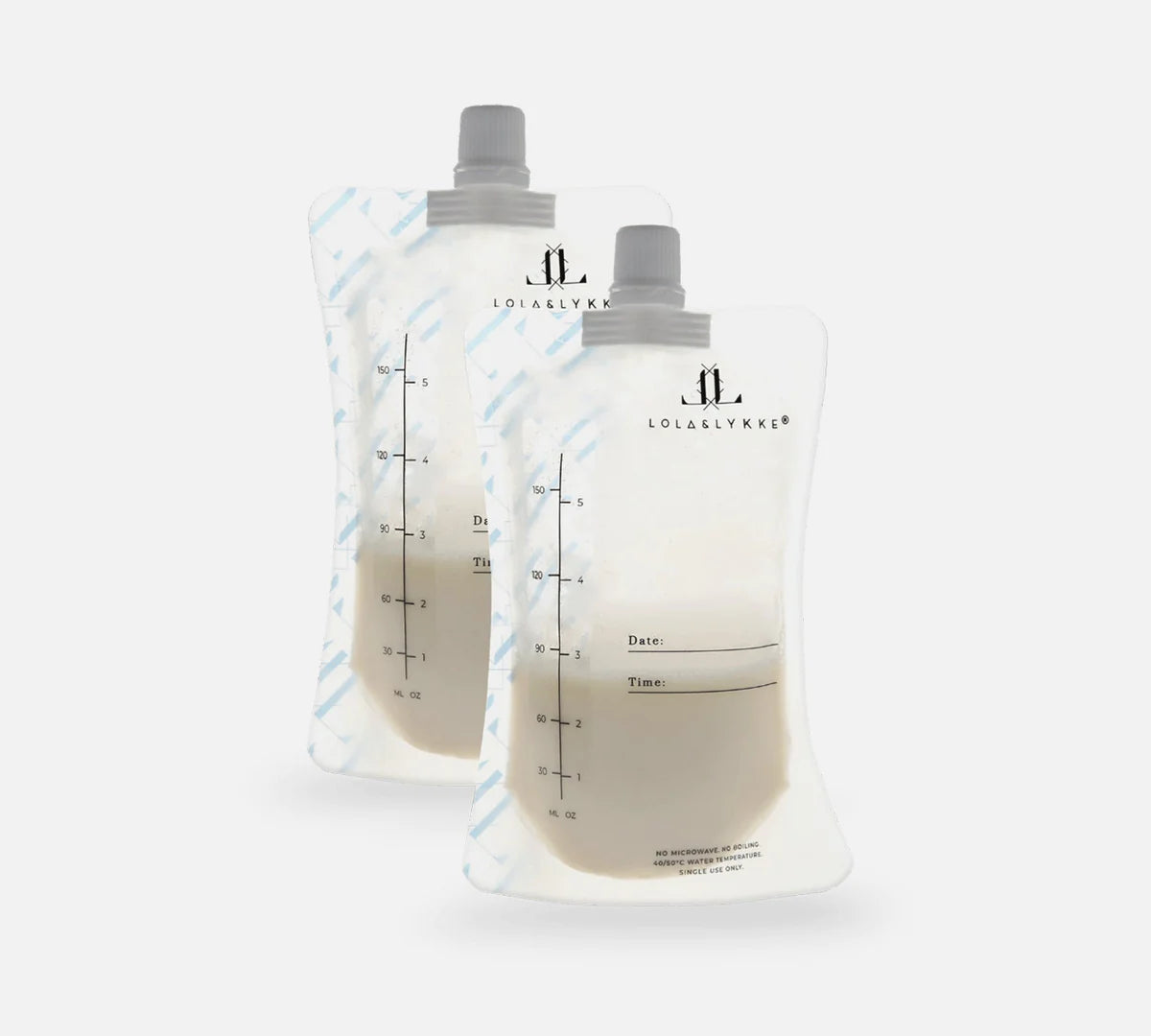 Lola&Lykke Breast Milk Storage Bags, 30pcs (5oz, 150ml)